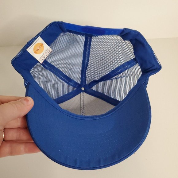 NWOT Hines Equipment Cub Cadet Blue Rope Adjustable Men’s Snapback Hat Cap New - Picture 8 of 9